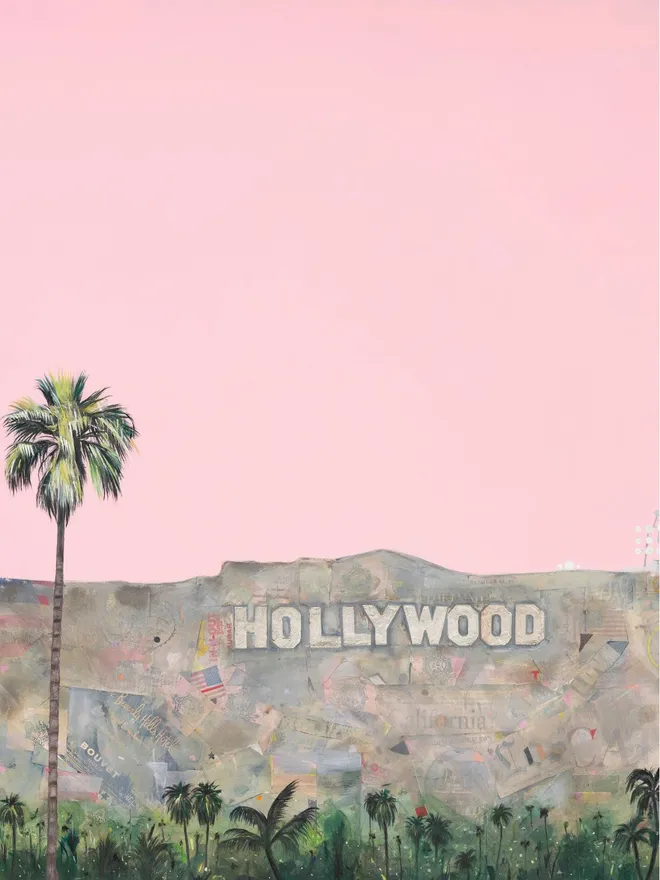 Pink Hollywood Fine Art Print