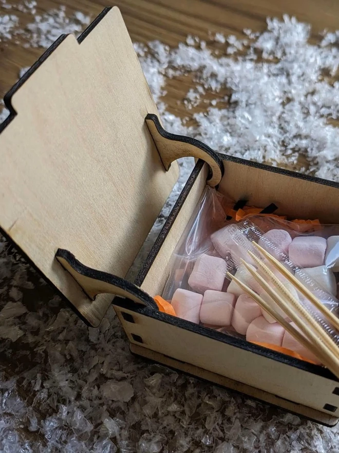 Personalised Mini Marshmallow Toasting Kit