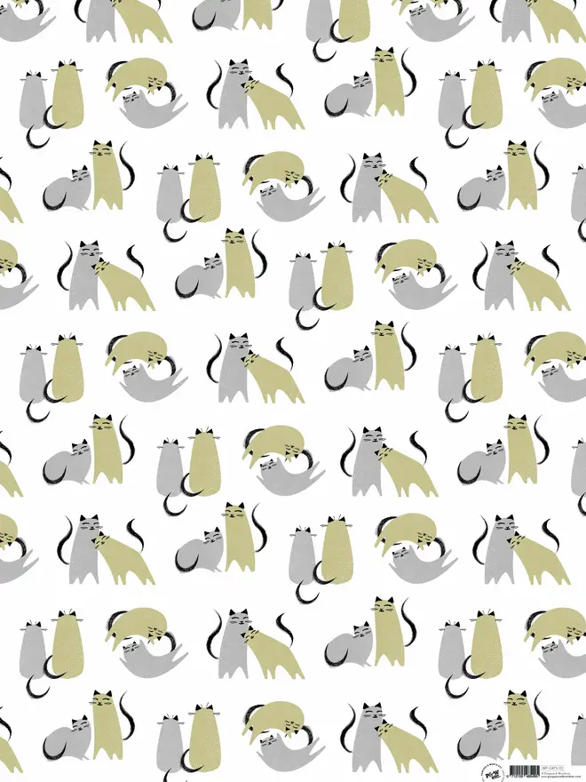 Love Cats Gift Wrap