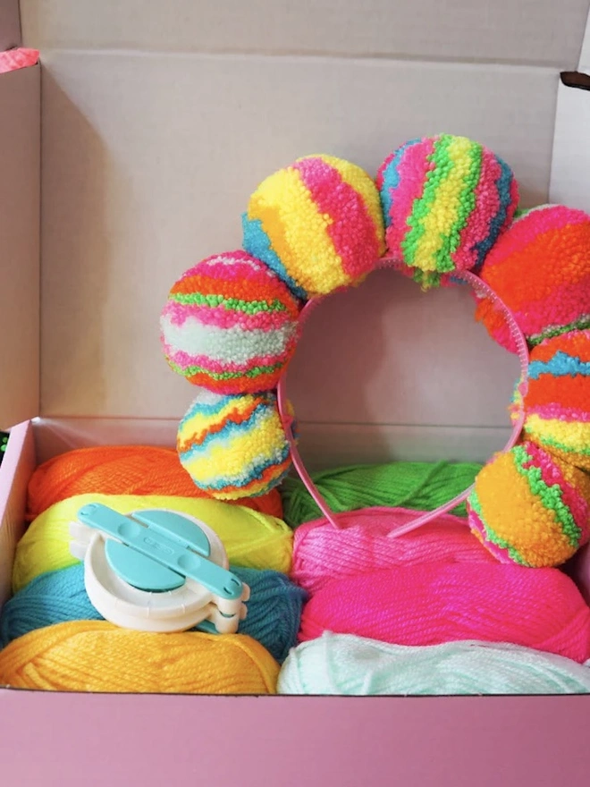 DIY Pom Pom Headband Kit