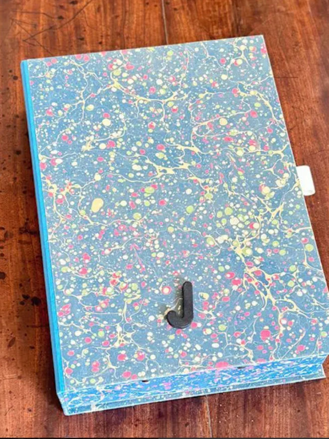 Box File. A box file in J