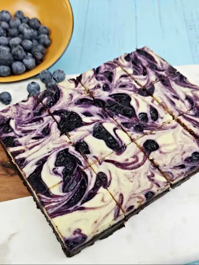 Blueberry Cheesecake Brownies (Box Of 12 Or 24)