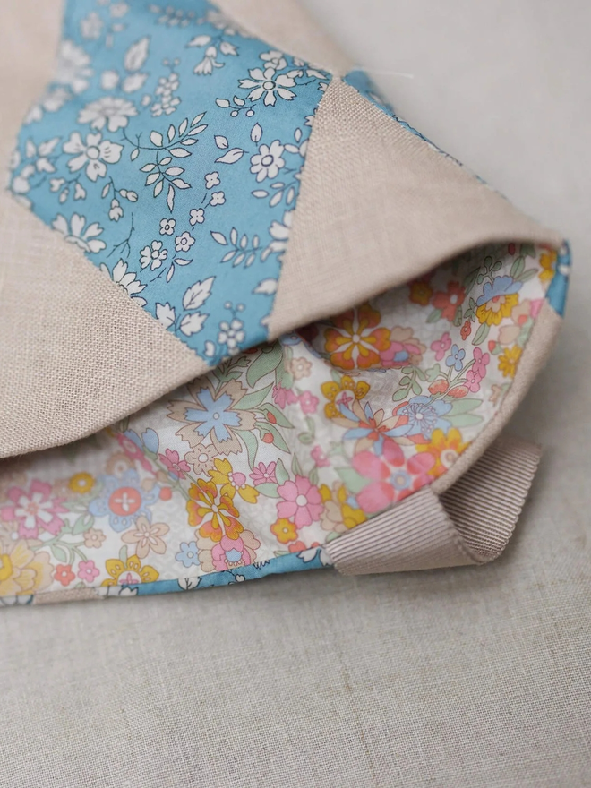 harlequin patchwork christmas stocking