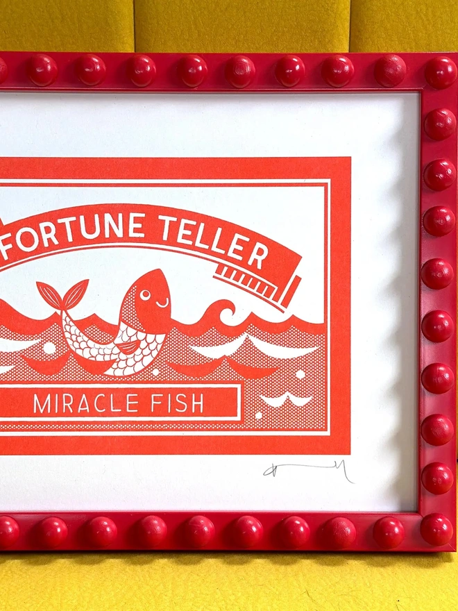 'Miracle Fish' Risograph Print