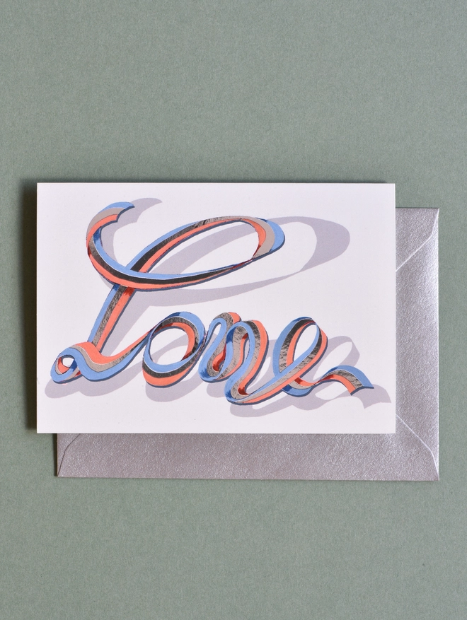 LOVE RIBBON CARD