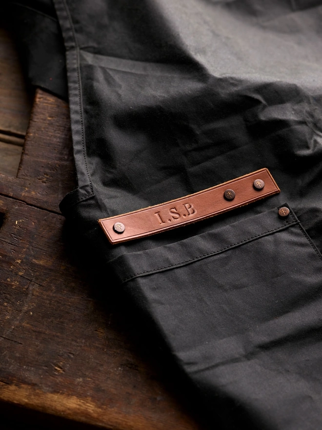 With Personalised Leather Cloth Holder - Max 8 letters (+£17.50)