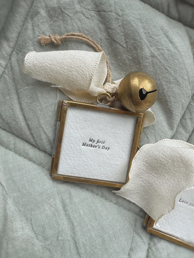 Mothers day, personalised gift, mother's day gift, baby's first, baby keepsake, baby heirloom, gift for her, gift for baby, newborn, i love you, hand written, customised, letterpress, my first mother's day