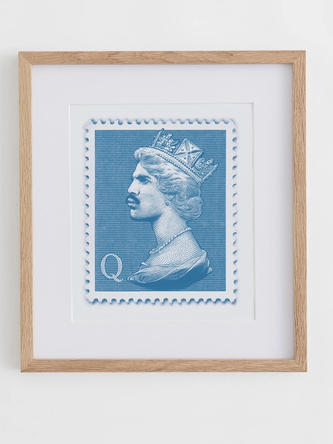 'Freddie Mercury Mini Stamp' Art Print 