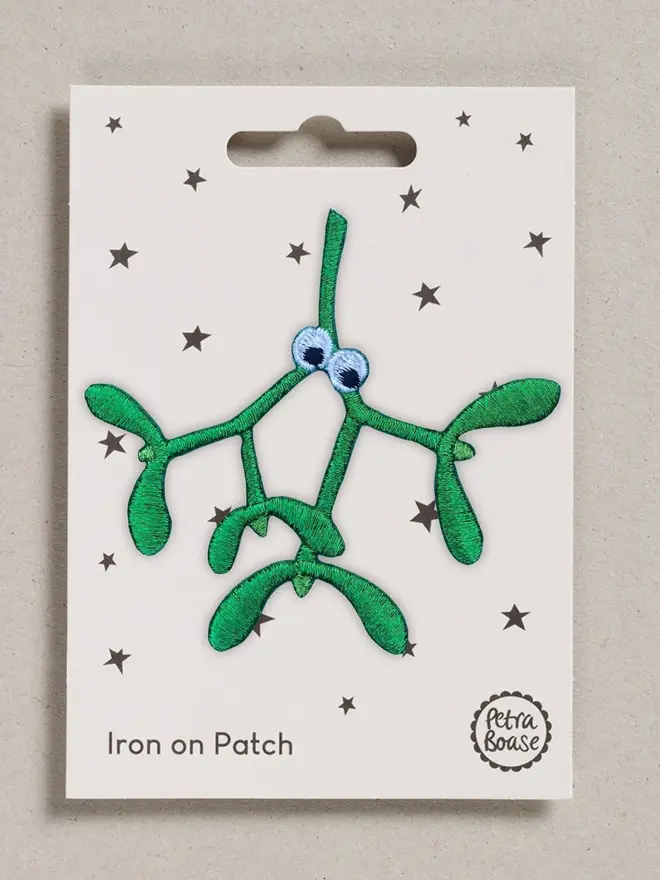 Mistletoe Iron On Patch