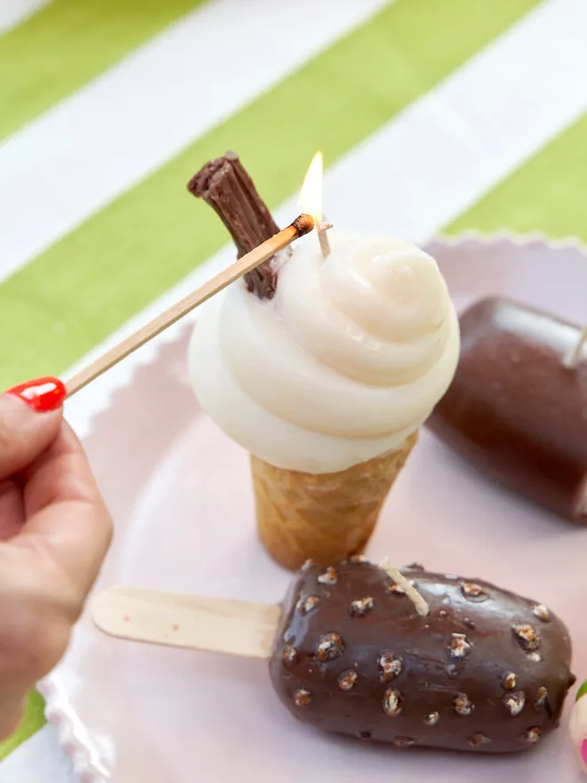 Ice Cream Candles