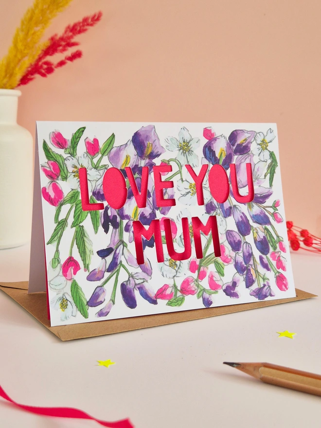love you mum card