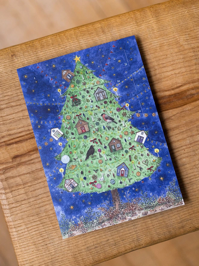 A4 Recycled Paper Advent Calendar