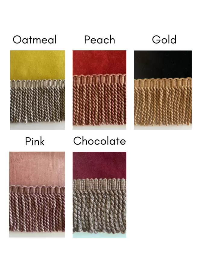 pick your colour velvet wall hangings