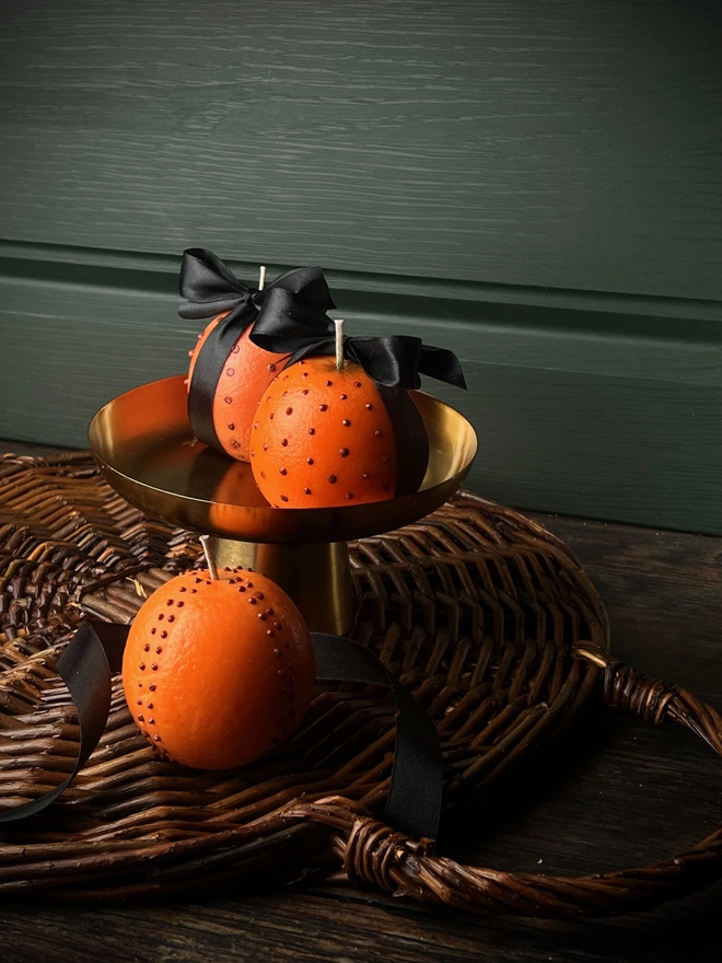 Christmas Pomander Trio Candles