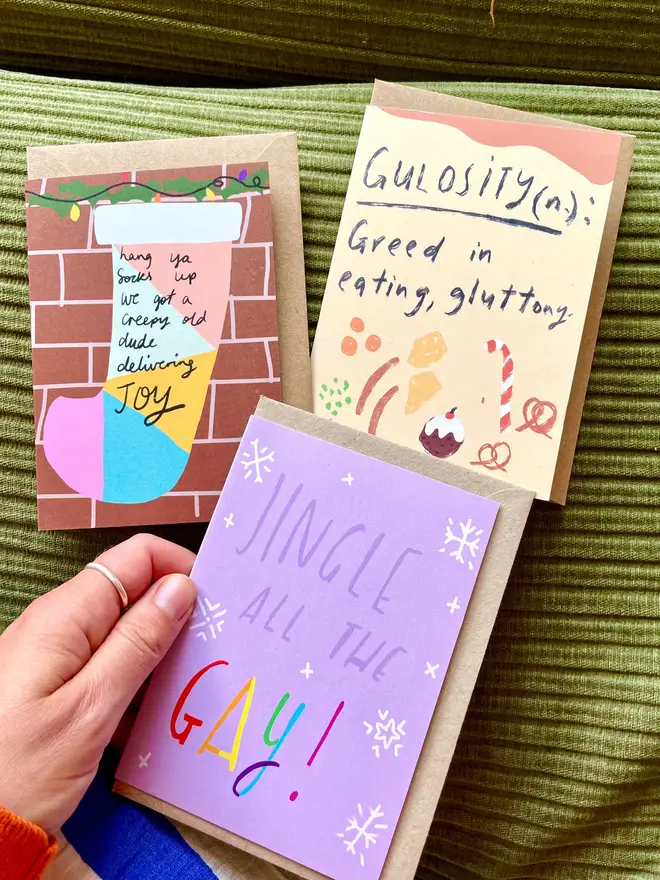 Pack of Nicola Rowlands' christmas cards