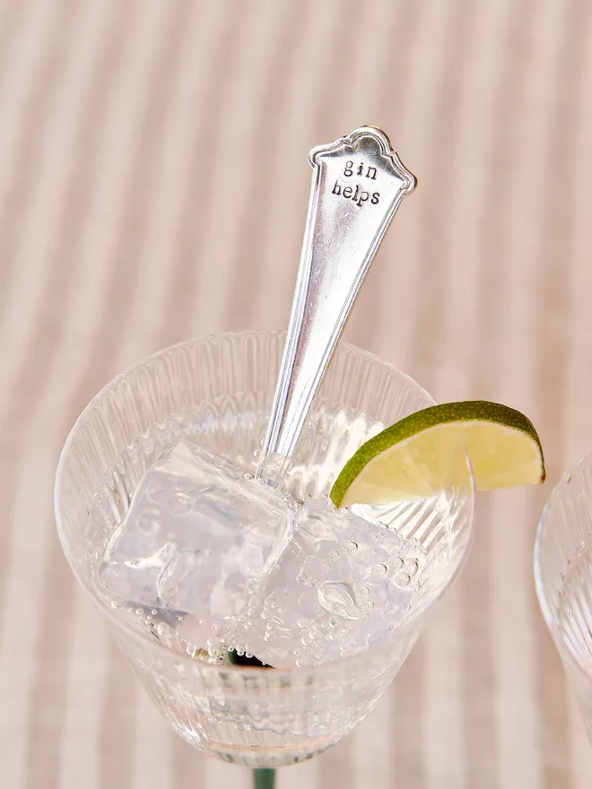 Say in Silver Selection Of Spoons Gin Stirrer
