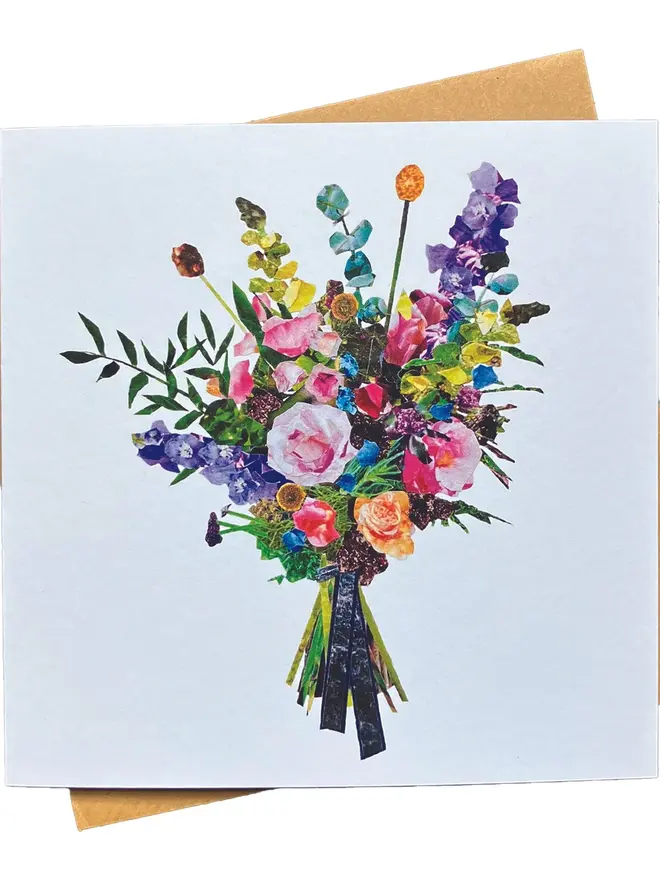 Delphinium Bloom Greetings Card