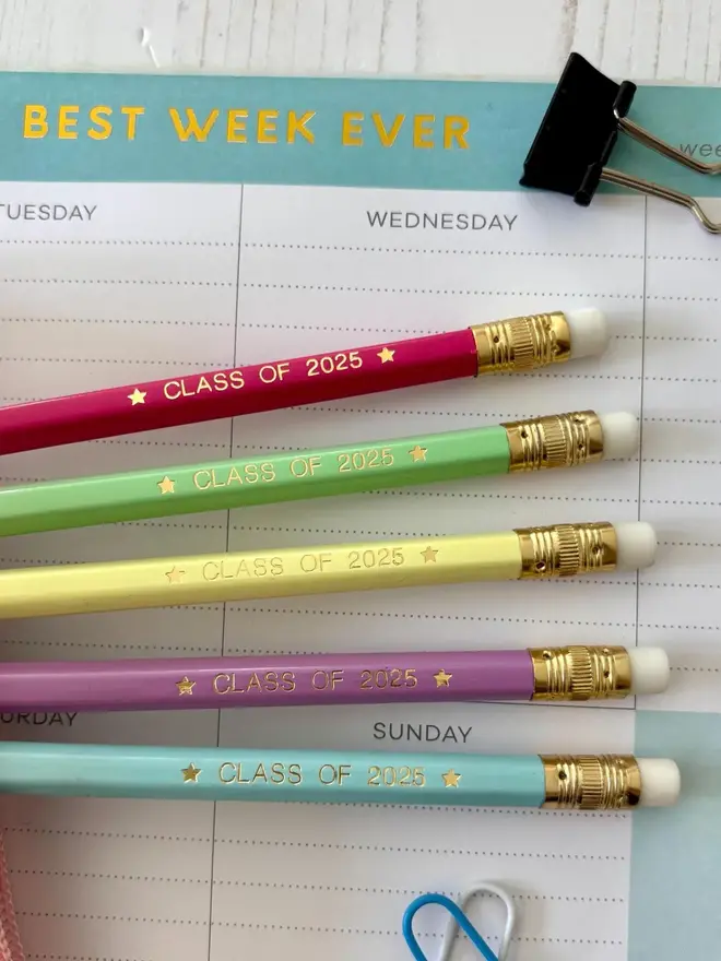 Class of 2025 Pencil Year 6 & Year 11 Leaving Pencil Gift