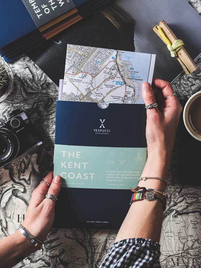 Kent coast guide map