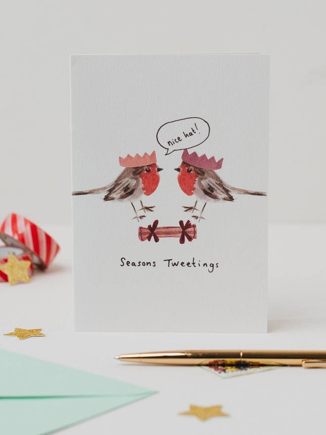 Robin Christmas Card