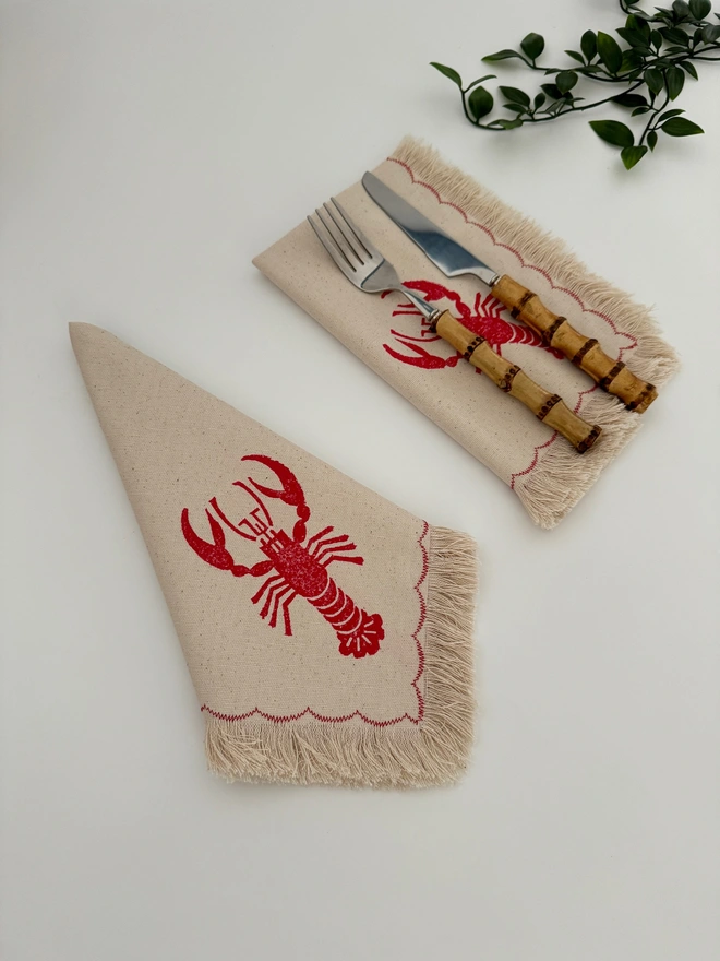 Lobster Cloth Napkins