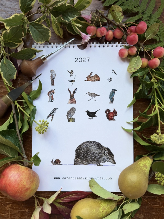 Calendar back detailing all months images
