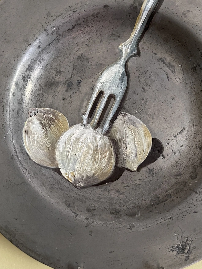 detail of onion painting