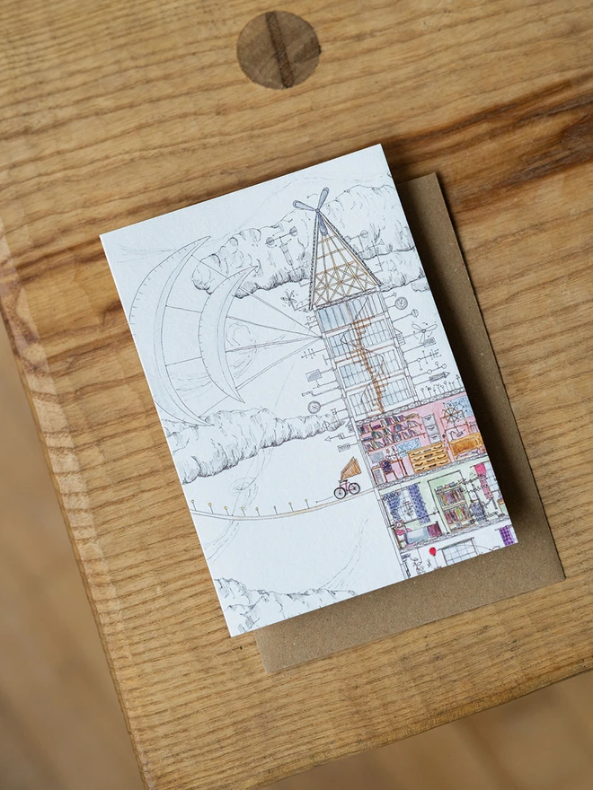 Watercolour Meteorologist Card