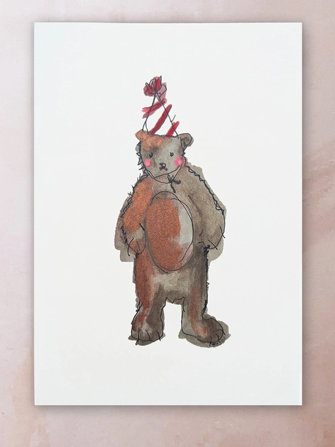 Party Bear Print