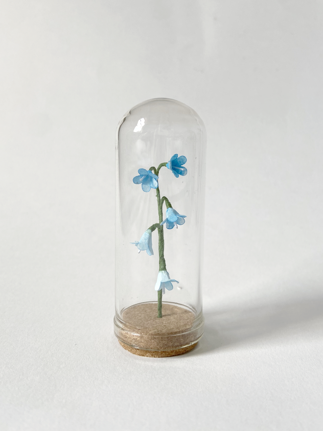 Handmade Mini Blue Bell Dome