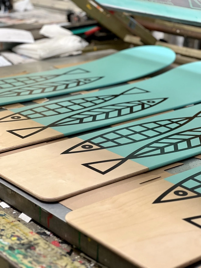 Screen printing bellyboards