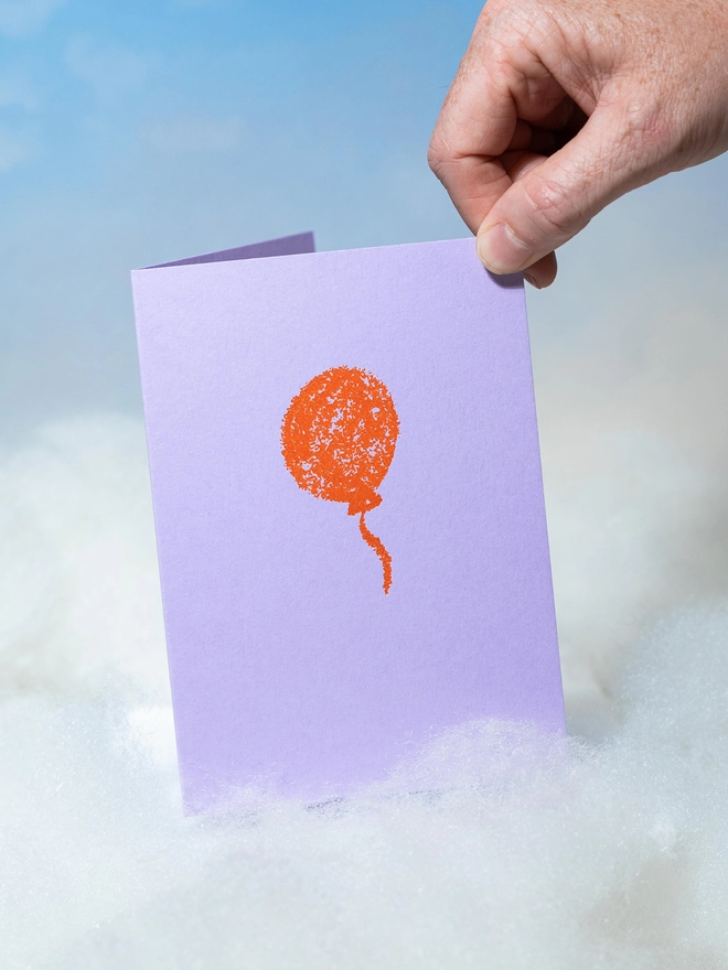 Balloon - Hand Foiled Card