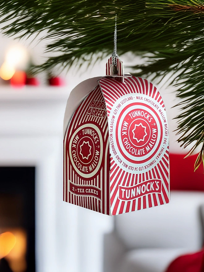 Tunnocks Tea Cake Bauble