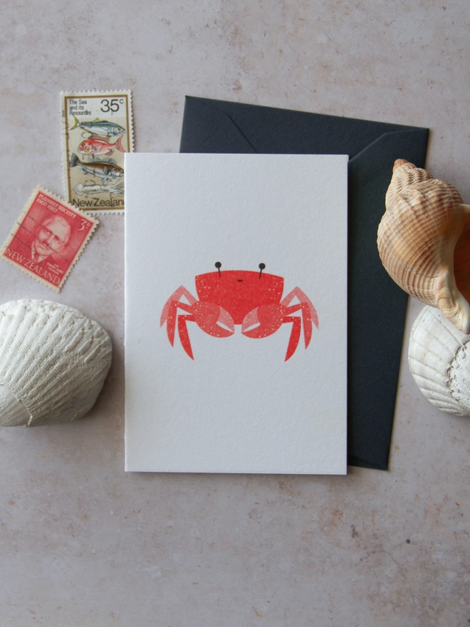 Crab Mini Card