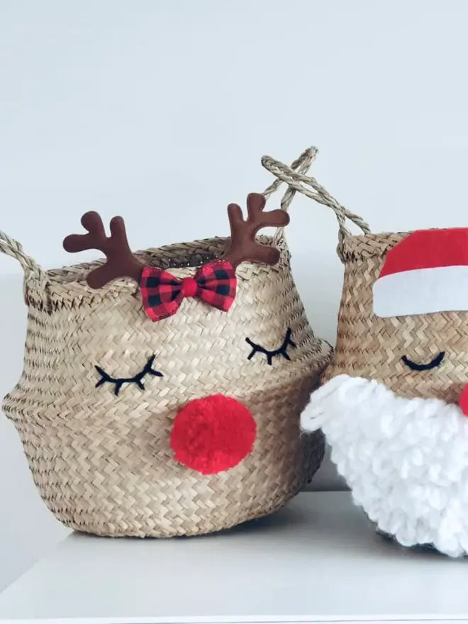 Reindeer Belly Basket 