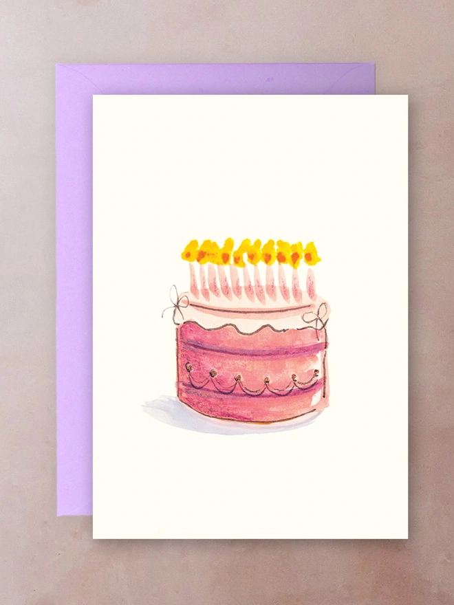 A birthday cake