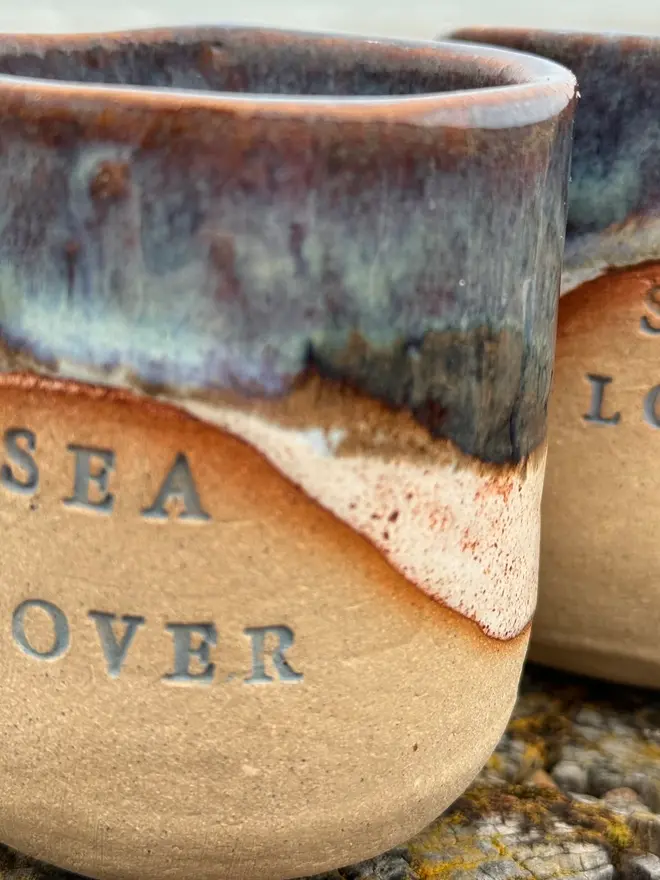 Coastal Style Ceramic Cup