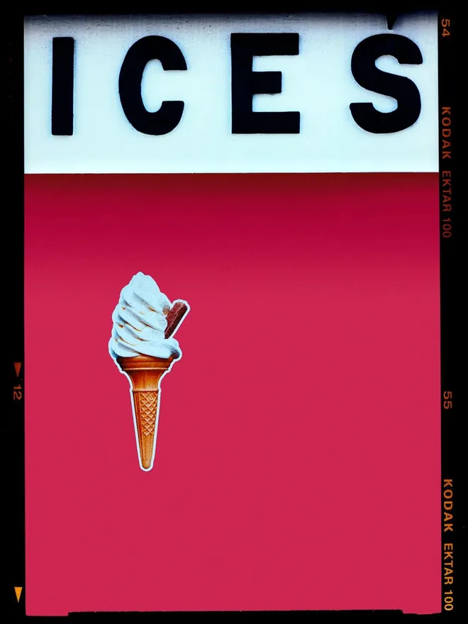 'ICES', Raspberry, Bexhill on Sea, Colourful Artwork