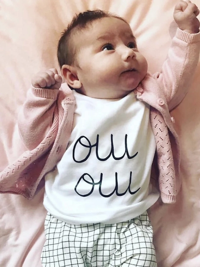 'Oui Oui' Baby Sweatshirt