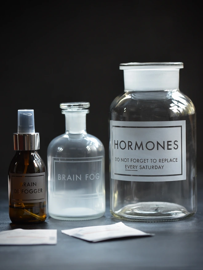 Menopause Products HRT Storage Brain Fog