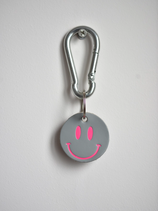 smiley keyring