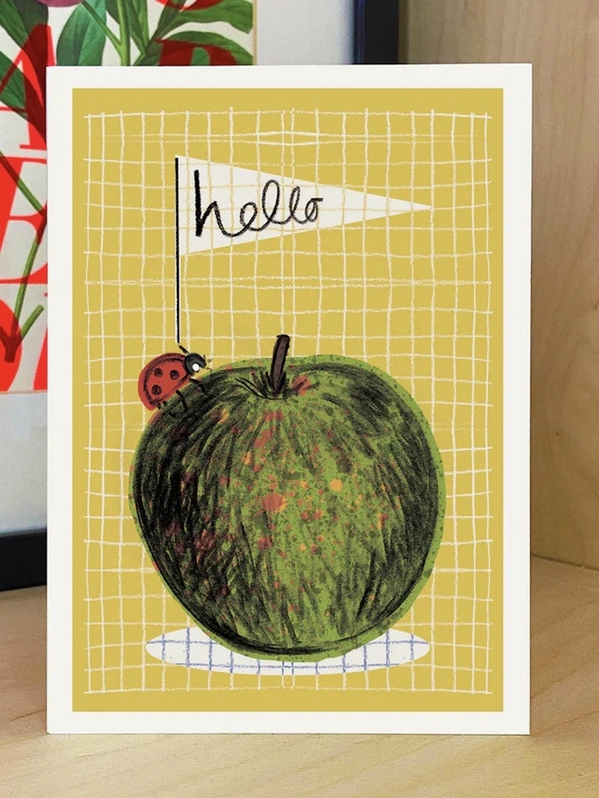 'Hello' Ladybird Card