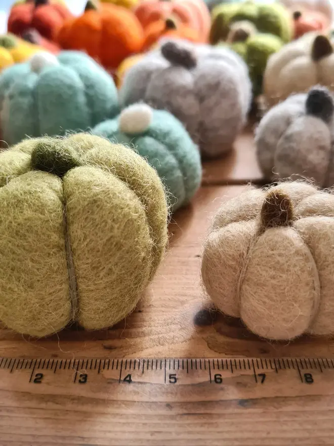 Felt Pumpkin Patch Decoration 