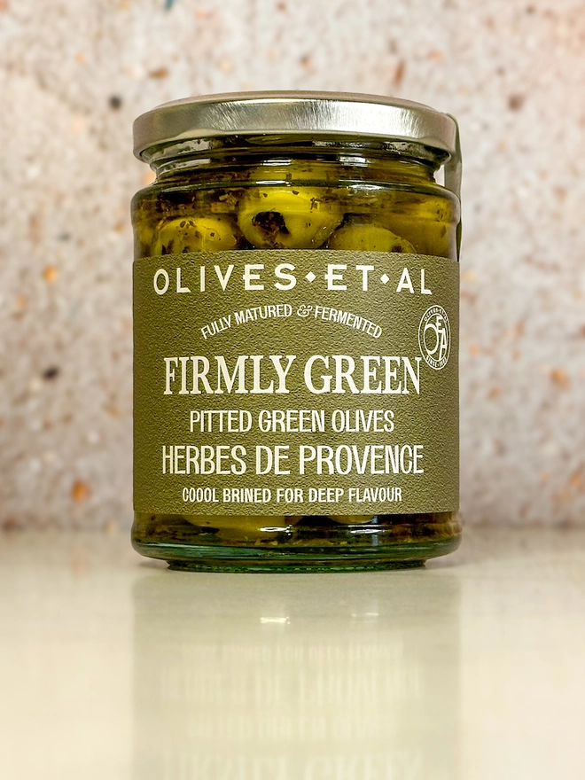 Proper Greek Pitted Green Olives