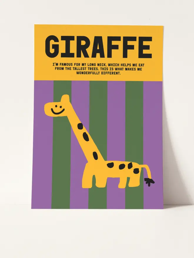 Giraffe Art Print