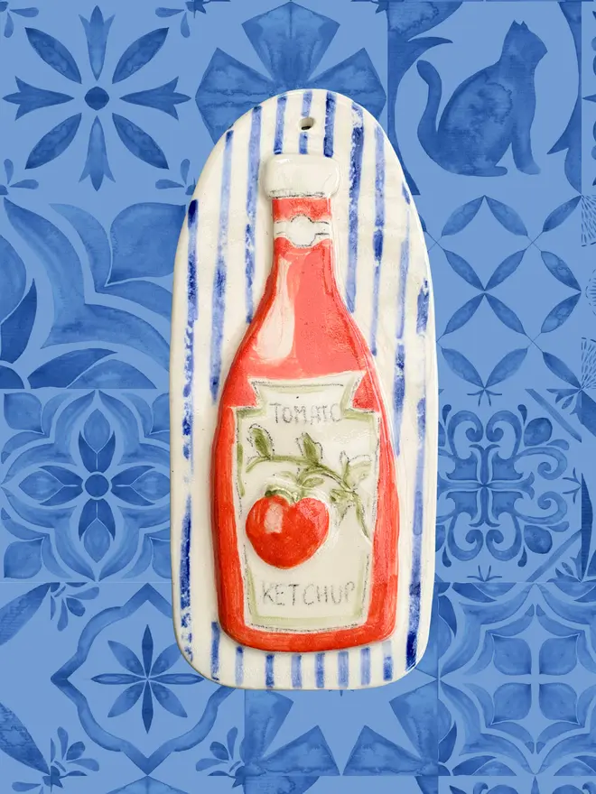 Ketchup wall art