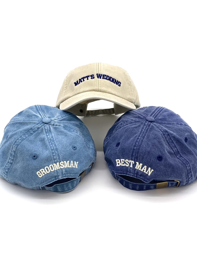 Personalised wedding cap