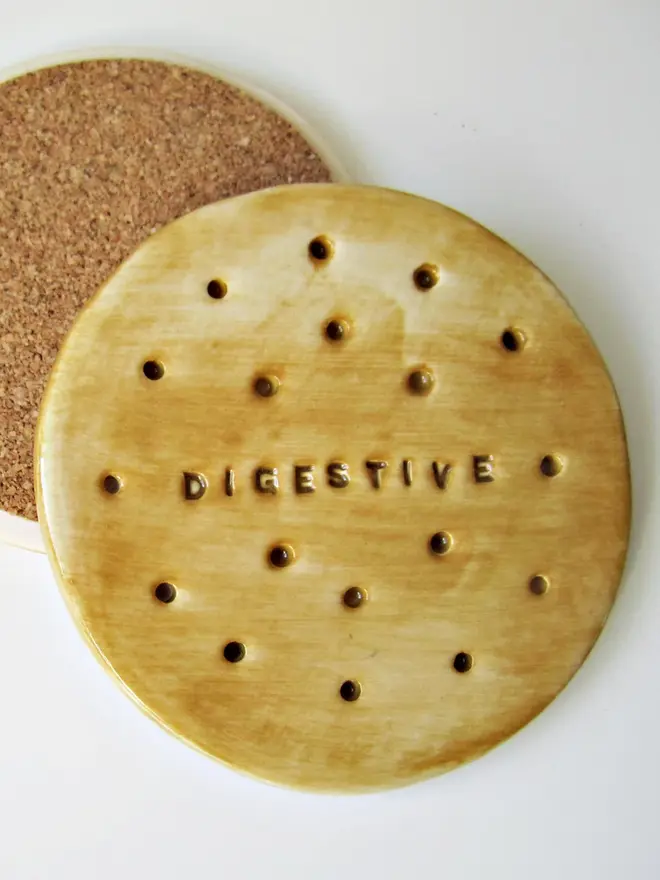 Ceramic Biscuit Coaster