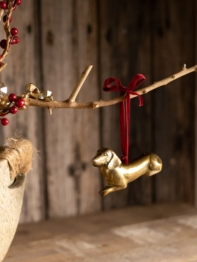 Dachschund Christmas Tree Decoration