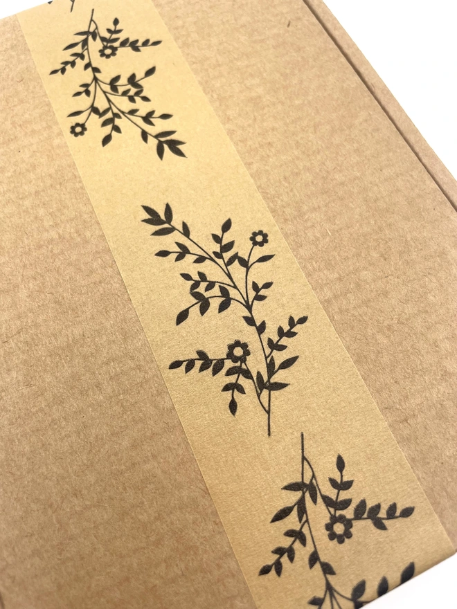 Wildflower Brown Paper Tape